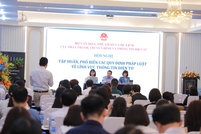 Hội nghị tập huấn, phổ biến các quy định pháp luật về lĩnh vực thông tin điện tử - Ảnh 6.