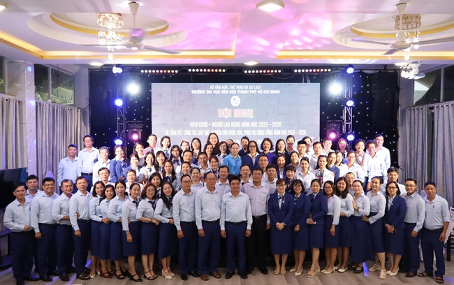 Trường Đại học Văn hóa Thành phố Hồ Chí Minh: Dấu ấn hành trình 50 năm xây dựng và phát triển - Ảnh 7. Trường Đại học Văn hóa Thành phố Hồ Chí Minh: Dấu ấn hành trình 50 năm xây dựng và phát triển - Ảnh 7.