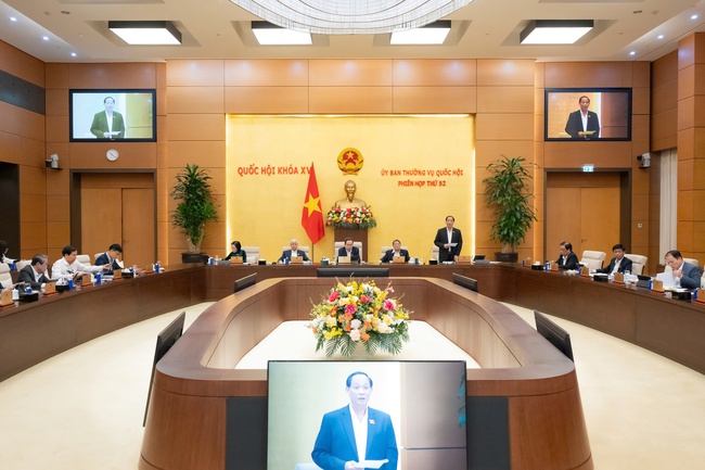 Ủy ban Thường vụ Quốc hội cho ý kiến về việc giải trình, tiếp thu, chỉnh lý dự thảo Luật Báo chí (sửa đổi) - Ảnh 1. Ủy ban Thường vụ Quốc hội cho ý kiến về việc giải trình, tiếp thu, chỉnh lý dự thảo Luật Báo chí (sửa đổi) - Ảnh 1.