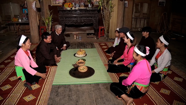 Phục dựng đám cưới truyền thống của người Mường ở Ninh Bình - Ảnh 8.