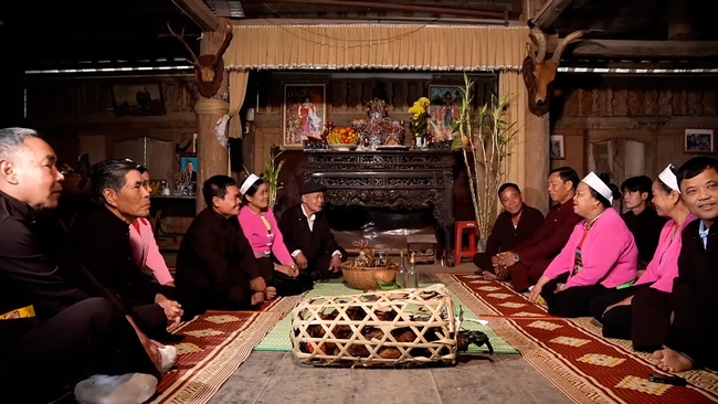 Phục dựng đám cưới truyền thống của người Mường ở Ninh Bình - Ảnh 3.