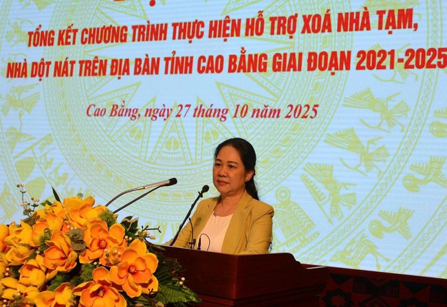 Cao Bằng: Xóa nhà tạm, nhà dột nát góp phần giúp các gia đình khó khăn an cư lập nghiệp - Ảnh 2.