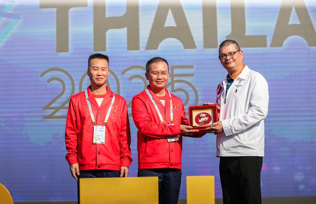 Đoàn Thể thao Việt Nam dự Lễ thượng cờ SEA Games 33 - Ảnh 3.