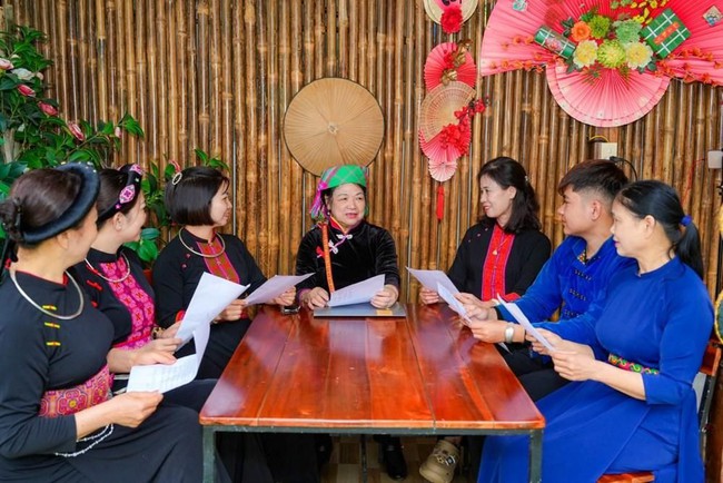 Thái Nguyên: Bảo tồn phát huy giá trị văn hóa phi vật thể dân ca, dân vũ dân tộc Tày, Nùng xã Võ Nhai tạo sinh kế bền vững cho người dân - Ảnh 2. Thái Nguyên: Bảo tồn phát huy giá trị văn hóa phi vật thể dân ca, dân vũ dân tộc Tày, Nùng xã Võ Nhai tạo sinh kế bền vững cho người dân - Ảnh 2.