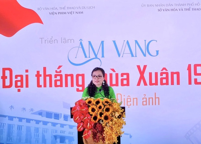 “Âm vang Đại thắng mùa Xuân 1975” tái hiện qua hơn 300 tác phẩm điện ảnh và tư liệu quý - Ảnh 3. “Âm vang Đại thắng mùa Xuân 1975” tái hiện qua hơn 300 tác phẩm điện ảnh và tư liệu quý - Ảnh 3.