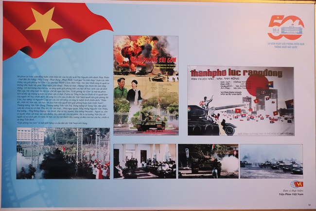 “Âm vang Đại thắng mùa Xuân 1975” tái hiện qua hơn 300 tác phẩm điện ảnh và tư liệu quý - Ảnh 5. “Âm vang Đại thắng mùa Xuân 1975” tái hiện qua hơn 300 tác phẩm điện ảnh và tư liệu quý - Ảnh 5.