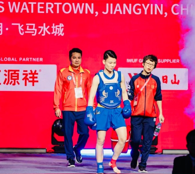 Tuyển wushu Việt Nam lọt vào chung kết tại Cúp tán thủ thế giới 2025 - Ảnh 1. Tuyển wushu Việt Nam lọt vào chung kết tại Cúp tán thủ thế giới 2025 - Ảnh 1.