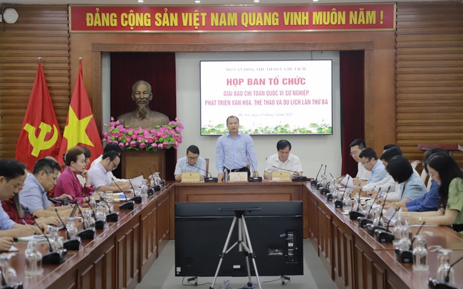 Tích cực chuẩn bị cho Giải Báo chí "Vì sự nghiệp phát triển Văn hóa, Thể thao và Du lịch" lần thứ Ba - Ảnh 1. Tích cực chuẩn bị cho Giải Báo chí "Vì sự nghiệp phát triển Văn hóa, Thể thao và Du lịch" lần thứ Ba - Ảnh 1.