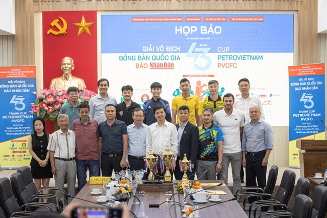 200 VĐV tham dự Giải vô địch Bóng bàn quốc gia Báo Nhân Dân lần thứ 43 - Ảnh 1. 200 VĐV tham dự Giải vô địch Bóng bàn quốc gia Báo Nhân Dân lần thứ 43 - Ảnh 1.