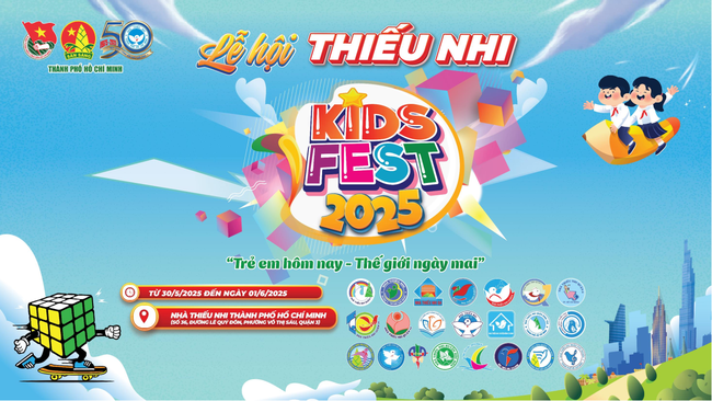Lễ hội Thiếu nhi TP.HCM lần 3: "Trẻ em hôm nay, thế giới ngày mai" - Ảnh 1. Lễ hội Thiếu nhi TP.HCM lần 3: "Trẻ em hôm nay, thế giới ngày mai" - Ảnh 1.