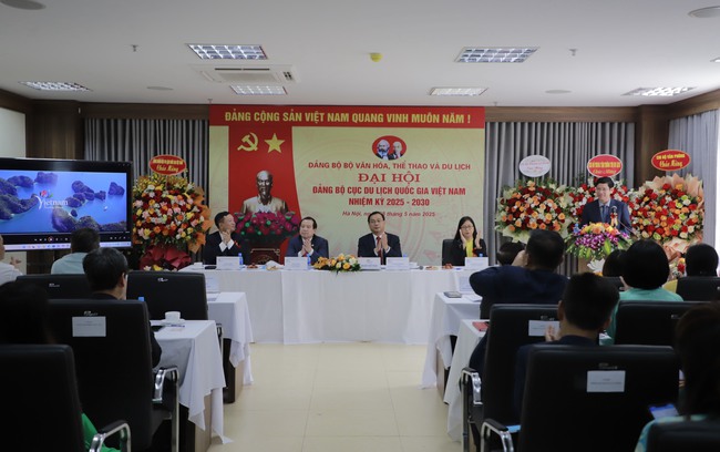 Đại hội Đảng bộ Cục Du lịch Quốc gia Việt Nam nhiệm kỳ 2025-2030 - Ảnh 1. Đại hội Đảng bộ Cục Du lịch Quốc gia Việt Nam nhiệm kỳ 2025-2030 - Ảnh 1.