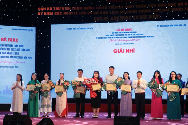 Bế mạc Liên hoan Cán bộ thư viện toàn quốc tuyên truyền phát triển văn hóa đọc - Ảnh 4. Bế mạc Liên hoan Cán bộ thư viện toàn quốc tuyên truyền phát triển văn hóa đọc - Ảnh 4.