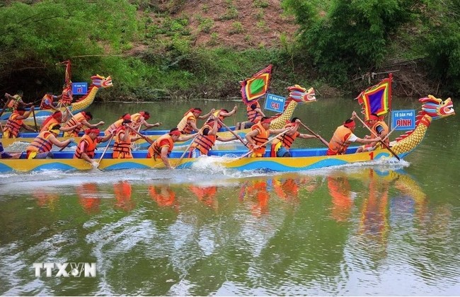 Bắc Giang: Lễ hội bơi chải An Châu trở thành Di sản Văn hóa Phi vật thể cấp quốc gia - Ảnh 1. Bắc Giang: Lễ hội bơi chải An Châu trở thành Di sản Văn hóa Phi vật thể cấp quốc gia - Ảnh 1.