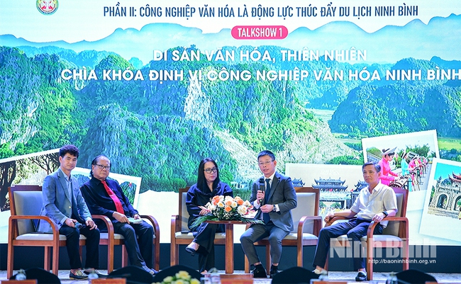 Hội thảo “Đưa công nghiệp văn hóa thành đòn bẩy để du lịch Ninh Bình cất cánh” - Ảnh 8. Hội thảo “Đưa công nghiệp văn hóa thành đòn bẩy để du lịch Ninh Bình cất cánh” - Ảnh 8.