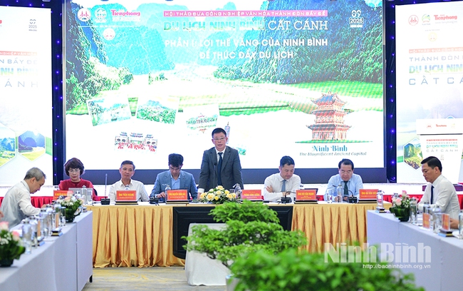 Hội thảo “Đưa công nghiệp văn hóa thành đòn bẩy để du lịch Ninh Bình cất cánh” - Ảnh 5. Hội thảo “Đưa công nghiệp văn hóa thành đòn bẩy để du lịch Ninh Bình cất cánh” - Ảnh 5.