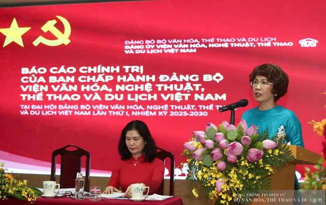 Đại hội Đảng bộ Viện Văn hóa, nghệ thuật, thể thao và du lịch Việt Nam nhiệm kỳ 2025 - 2030 - Ảnh 3. Đại hội Đảng bộ Viện Văn hóa, nghệ thuật, thể thao và du lịch Việt Nam nhiệm kỳ 2025 - 2030 - Ảnh 3.