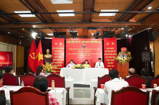 Trung tâm Chuyển đổi số Văn hóa, Thể thao và Du lịch tổ chức Đại hội Chi bộ nhiệm kỳ 2025-2030 - Ảnh 2. Trung tâm Chuyển đổi số Văn hóa, Thể thao và Du lịch tổ chức Đại hội Chi bộ nhiệm kỳ 2025-2030 - Ảnh 2.