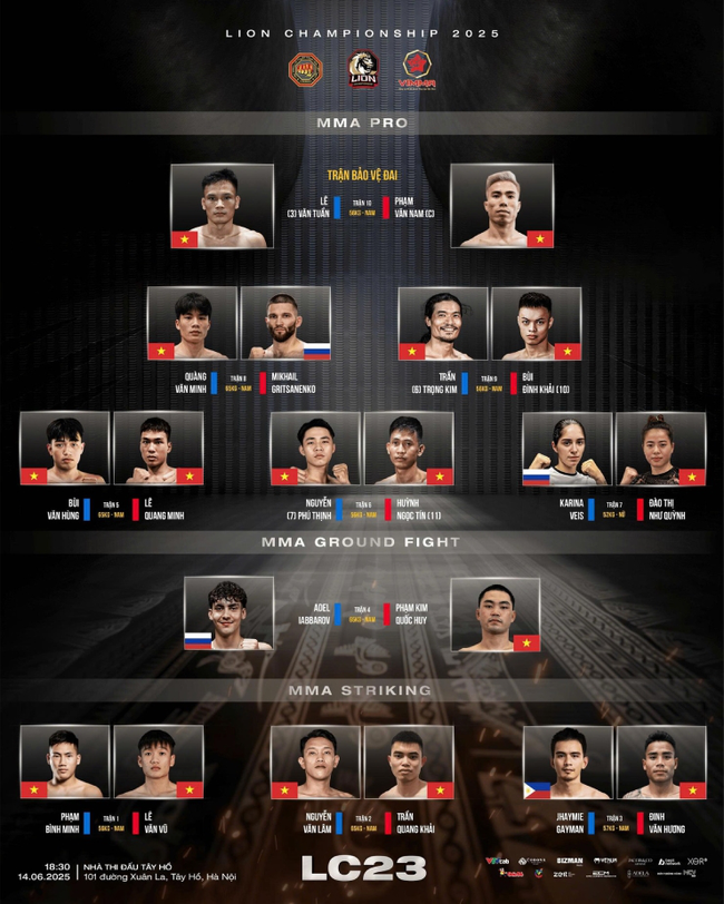 LION Championship 23: Tâm điểm trận đấu bảo vệ đai "vĩnh viễn" - Ảnh 3. LION Championship 23: Tâm điểm trận đấu bảo vệ đai "vĩnh viễn" - Ảnh 3.