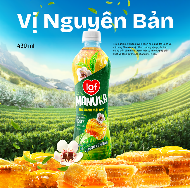 LOF chính thức ra mắt Trà xanh mật ong Lof Manuka: Nâng tầm trải nghiệm đồ uống cao cấp với sự kết hợp tinh hoa - Ảnh 4. LOF chính thức ra mắt Trà xanh mật ong Lof Manuka: Nâng tầm trải nghiệm đồ uống cao cấp với sự kết hợp tinh hoa - Ảnh 4.