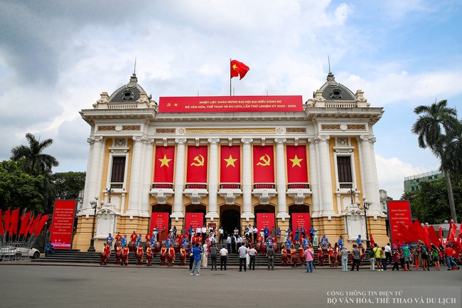 Tổng duyệt Đại hội Đảng bộ Bộ Văn hoá, Thể thao và Du lịch - Ảnh 1. Tổng duyệt Đại hội Đảng bộ Bộ Văn hoá, Thể thao và Du lịch - Ảnh 1.