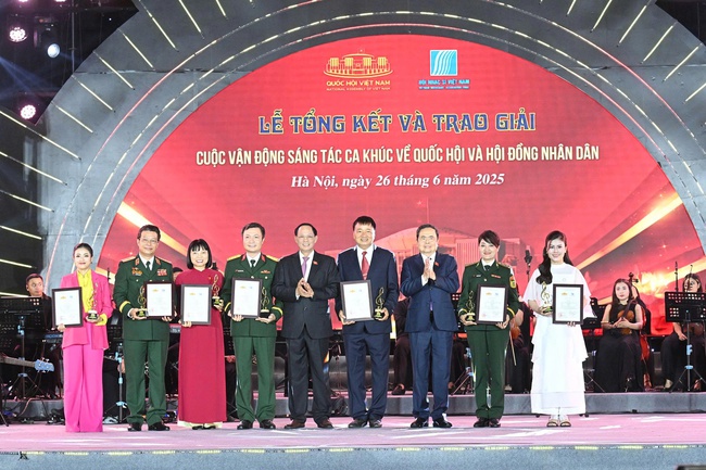 Tổng kết và trao giải Cuộc vận động sáng tác ca khúc về Quốc hội và Hội đồng nhân dân - Ảnh 8.