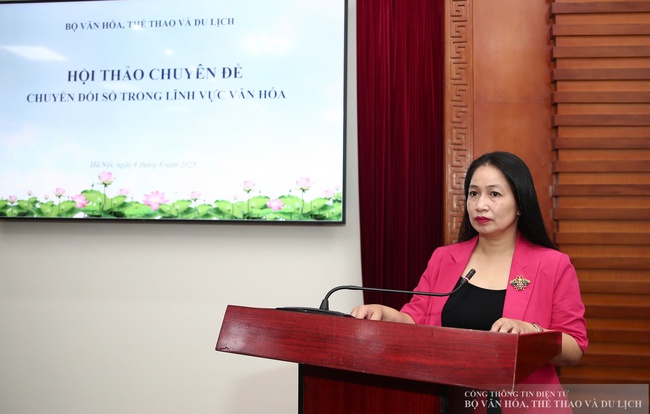 Hội thảo chuyên để "Chuyển đổi số trong lĩnh vực Văn hóa" - Ảnh 4. Hội thảo chuyên để "Chuyển đổi số trong lĩnh vực Văn hóa" - Ảnh 4.