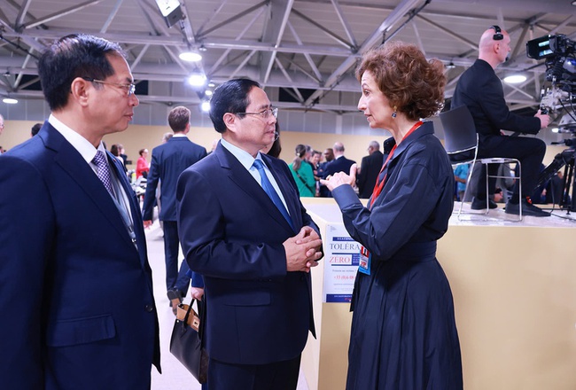 Thủ tướng Phạm Minh Chính đề nghị UNESCO tiếp tục ủng hộ các hồ sơ di sản của Việt Nam - Ảnh 1. Thủ tướng Phạm Minh Chính đề nghị UNESCO tiếp tục ủng hộ các hồ sơ di sản của Việt Nam - Ảnh 1.