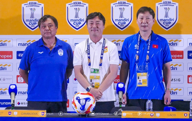 HLV Kim Sang Sik đặt mục tiêu vô địch tại giải U23 Đông Nam Á 2025 - Ảnh 1. HLV Kim Sang Sik đặt mục tiêu vô địch tại giải U23 Đông Nam Á 2025 - Ảnh 1.