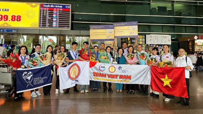 Việt Nam giành chiến thắng tại cuộc thi bánh ngọt và bánh mì quốc tế - Ảnh 3. Việt Nam giành chiến thắng tại cuộc thi bánh ngọt và bánh mì quốc tế - Ảnh 3.