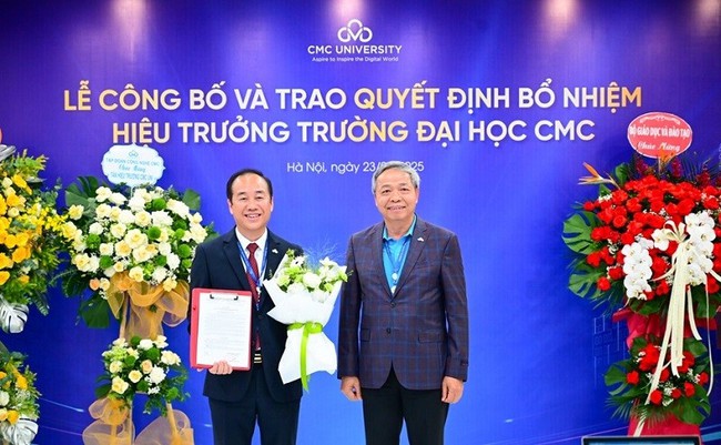 Ông Nguyễn Thanh Tùng làm Hiệu trưởng Trường đại học CMC - Ảnh 1. Ông Nguyễn Thanh Tùng làm Hiệu trưởng Trường đại học CMC - Ảnh 1.
