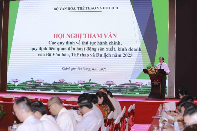 Hội nghị tham vấn các quy định về TTHC, quy định liên quan đến sản xuất, kinh doanh của Bộ VHTTDL - Ảnh 1. Hội nghị tham vấn các quy định về TTHC, quy định liên quan đến sản xuất, kinh doanh của Bộ VHTTDL - Ảnh 1.