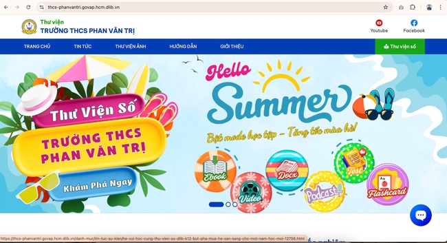 Thư viện số trường Phan Văn Trị - Đổi mới giáo dục trong thời đại số - Ảnh 5.