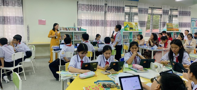 Thư viện số trường Phan Văn Trị - Đổi mới giáo dục trong thời đại số - Ảnh 3.
