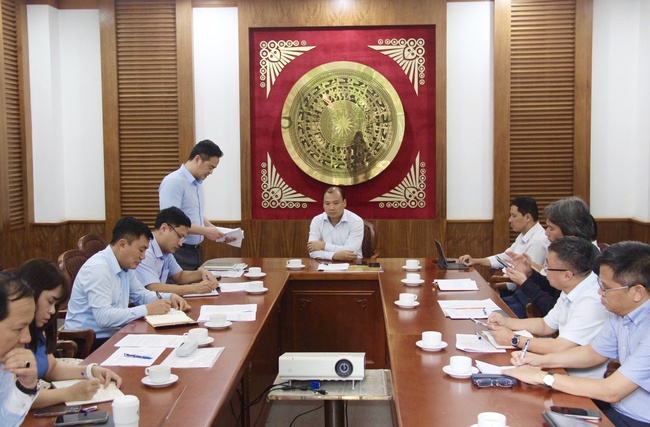 Thứ trưởng Thường trực Lê Hải Bình chủ trì cuộc họp rà soát công tác tổ chức Lễ kỷ niệm 80 năm Ngày truyền thống ngành Văn hóa - Ảnh 1. Thứ trưởng Thường trực Lê Hải Bình chủ trì cuộc họp rà soát công tác tổ chức Lễ kỷ niệm 80 năm Ngày truyền thống ngành Văn hóa - Ảnh 1.