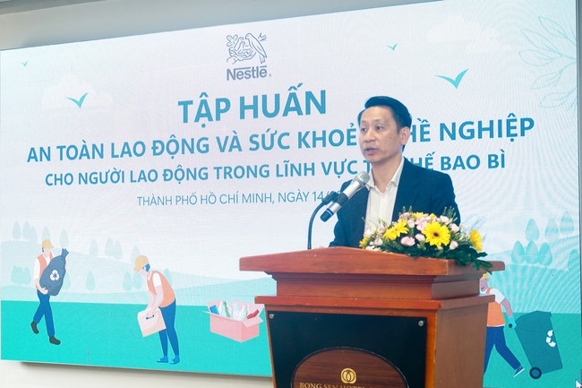 Nestlé Việt Nam thúc đẩy an toàn vệ sinh lao động trong quản lý rác thải - Ảnh 1.