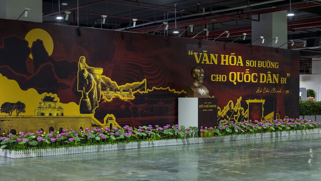 Khám phá Triển lãm thành tựu Đất nước nhân dịp kỷ niệm 80 năm Ngày Quốc khánh trước ngày khai mạc - Ảnh 2. Khám phá Triển lãm thành tựu Đất nước nhân dịp kỷ niệm 80 năm Ngày Quốc khánh trước ngày khai mạc - Ảnh 2.