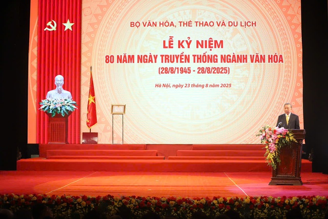Tổng Bí thư Tô Lâm giao 10 nhiệm vụ quan trọng cho Ngành Văn hóa - Ảnh 4. Tổng Bí thư Tô Lâm giao 10 nhiệm vụ quan trọng cho Ngành Văn hóa - Ảnh 4.