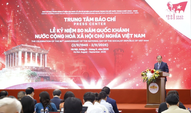 Khai trương Trung tâm Báo chí Lễ kỷ niệm 80 năm Ngày Quốc khánh - Ảnh 3. Khai trương Trung tâm Báo chí Lễ kỷ niệm 80 năm Ngày Quốc khánh - Ảnh 3.
