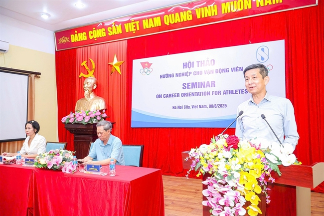 Hội thảo hướng nghiệp cho VĐV năm 2025: Góp phần giúp VĐV chủ động cho tương lai - Ảnh 1.
