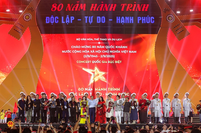 Chùm ảnh: Concert quốc gia 80 năm hành trình Độc lập - Tự do - Hạnh phúc - Ảnh 13. Chùm ảnh: Concert quốc gia 80 năm hành trình Độc lập - Tự do - Hạnh phúc - Ảnh 13.