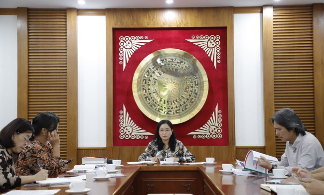 Thứ trưởng Trịnh Thị Thủy: Chủ động, tích cực chuẩn bị Đại hội thi đua yêu nước của Bộ VHTTDL lần thứ IV - Ảnh 1. Thứ trưởng Trịnh Thị Thủy: Chủ động, tích cực chuẩn bị Đại hội thi đua yêu nước của Bộ VHTTDL lần thứ IV - Ảnh 1.