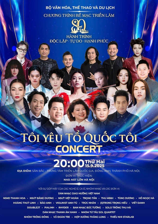 Khép lại Triển lãm Thành tựu Đất nước bằng bản giao hưởng “Tôi yêu Tổ quốc tôi” - Ảnh 1.