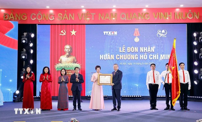 Tổng Bí thư Tô Lâm: Nâng tầm vị thế của Thông tấn xã Việt Nam là hãng thông tấn có uy tín trong khu vực - Ảnh 4.