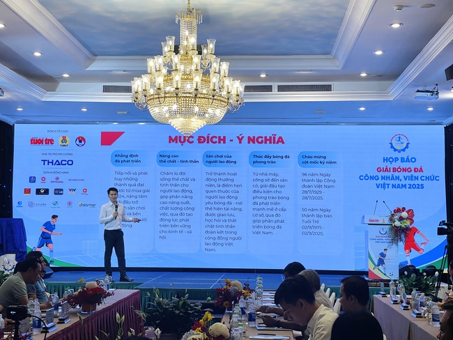 Khởi tranh Giải bóng đá công nhân, viên chức Việt Nam 2025 - Ảnh 3. Khởi tranh Giải bóng đá công nhân, viên chức Việt Nam 2025 - Ảnh 3.