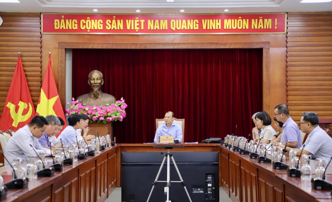 Thứ trưởng Thường trực Lê Hải Bình chủ trì họp nhóm cơ quan Trung ương về xây dựng dự thảo Nghị quyết của Bộ Chính trị về Chấn hưng và phát triển văn hóa Việt Nam trong kỷ nguyên mới - Ảnh 1.