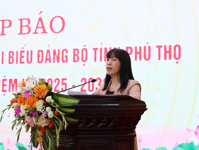 Họp báo Đại hội đại biểu Đảng bộ tỉnh Phú Thọ lần thứ I, nhiệm kỳ 2025 – 2030 - Ảnh 2.