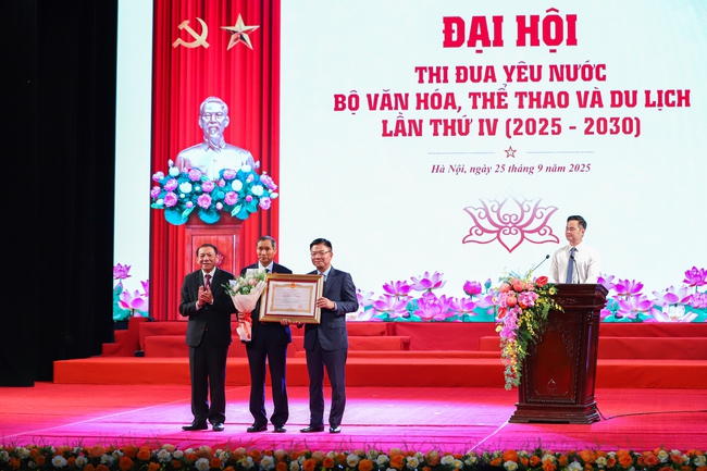 Vinh danh các tập thể cá nhân tiêu biểu tại Đại hội thi đua yêu nước Bộ VHTTDL lần thứ IV, năm 2025 - Ảnh 2.