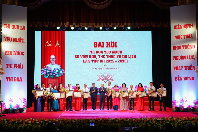 Đại hội Thi đua yêu nước Bộ VHTTDL lần thứ IV: Động lực để mỗi cá nhân, tập thể nỗ lực cống hiến - Ảnh 1.