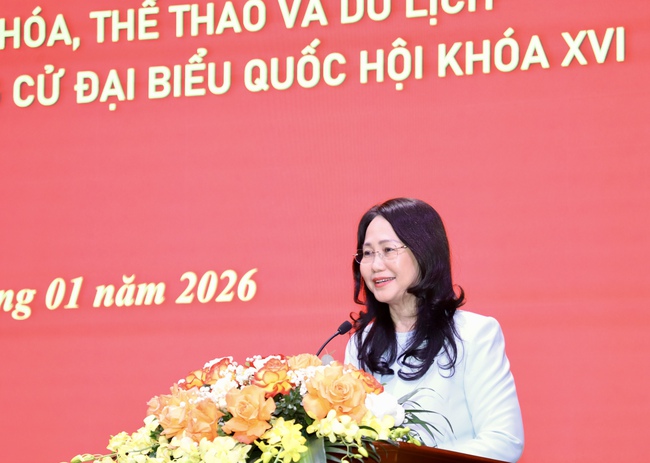 Hội nghị lấy ý kiến cử tri tại Bộ VHTTDL đối với người được giới thiệu ứng cử đại biểu Quốc hội khóa XVI - Ảnh 4.