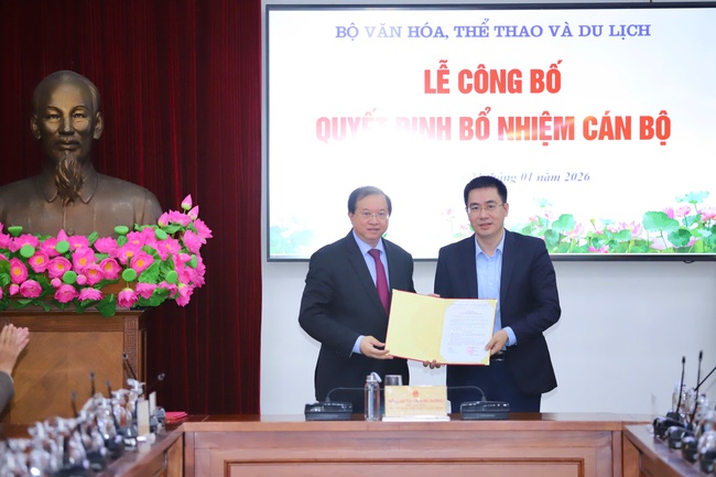 Bộ VHTTDL công bố các quyết định bổ nhiệm cán bộ - Ảnh 2.